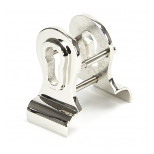 From The Anvil - Polished Nickel 50mm Euro Door Pull (Back to Back fixings) 90282