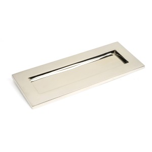From The Anvil - Polished Nickel Small Letter Plate 90289