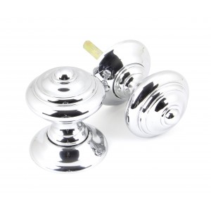 From The Anvil - Polished Chrome Elmore Concealed Mortice Knob Set 90296