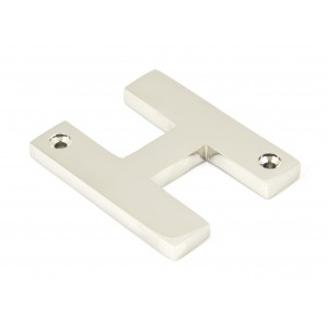From The Anvil - Polished Nickel Letter - H - 90303H