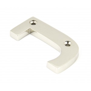From The Anvil - Polished Nickel Letter - J - 90303J