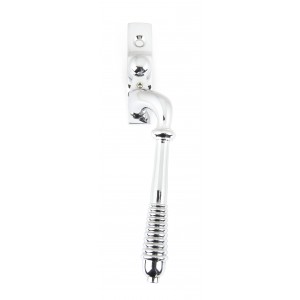From The Anvil - Polished Chrome Reeded Espagnolette Fastener - Right Hand - 90331