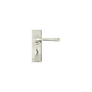 From The Anvil - Polished Nickel Avon Lever Bathroom Set 90368