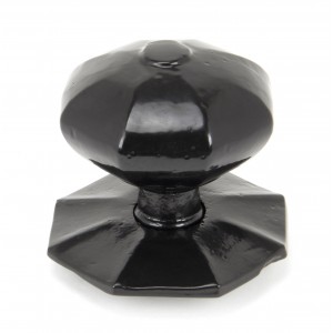 From The Anvil - Black Octagonal Centre Door Knob (Internal) 90382
