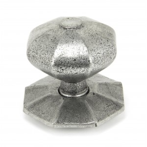 From The Anvil - Pewter Octagonal Centre Door Knob (Internal) 90383