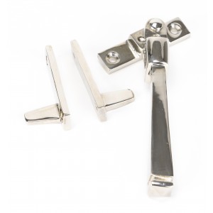 From The Anvil - Polished Nickel Night Vent Locking Avon Fastener 90413