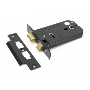 From The Anvil - Black 5" Horizontal Bathroom Lock 91117
