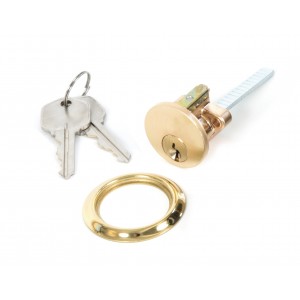 From The Anvil - Polished Brass Rim Cylinder KA 91119