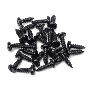 From The Anvil - Black 8 x 1/2" Round Head Screws (25) 91163