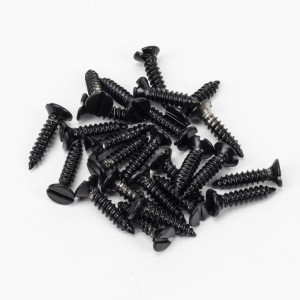From The Anvil - Black 8 x 3/4" Countersunk Raised Head Screws (25) 91168