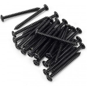 From The Anvil - Black 10 x 2" Round Head Screws (25) 91177