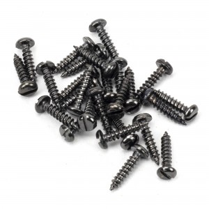 From The Anvil - Dark Stainless Steel 4x1/2" Round Head Screws (25) 91222