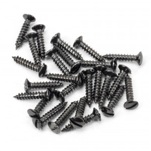 From The Anvil - Dark Stainless Steel 6 x 3/4" Countersunk Raised Head Screw (25) 91228