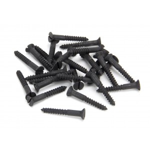 From The Anvil - Black 8 x 1 1/4" Countersunk Screws (25) 91290