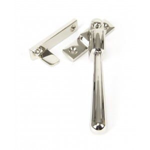 From The Anvil - Polished Nickel Night Vent Locking Newbury Fastener 91456