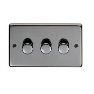 From The Anvil - Brushed Nickel Triple LED Dimmer Switch 91813