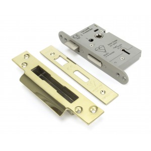 From The Anvil - PVD 3" 5 Lever Heavy Duty BS Sash Lock 91827