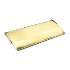 From The Anvil - Aged Brass Small Letter Plate Cover 91882