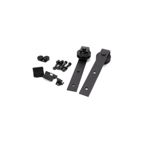 From The Anvil - Black Door Hanging Set for Sliding Door Kit 91907