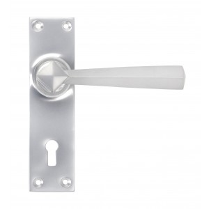 From The Anvil - Satin Chrome Straight Lever Lock Set 91967