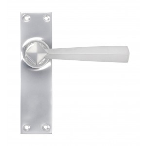 From The Anvil - Satin Chrome Straight Lever Latch Set 91970