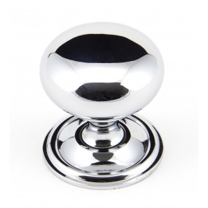 From The Anvil - Polished Chrome Mushroom Cabinet Knob - 38mm 92031