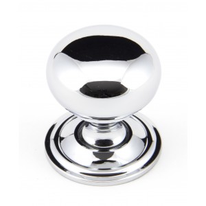 From The Anvil - Polished Chrome Mushroom Cabinet Knob - 32mm 92032