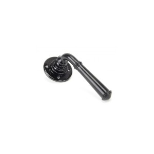 From The Anvil - Black Regency Lever On Rose Set 92056