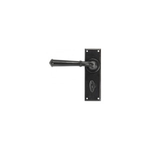 From The Anvil - Black Regency Lever Bathroom Set 92059