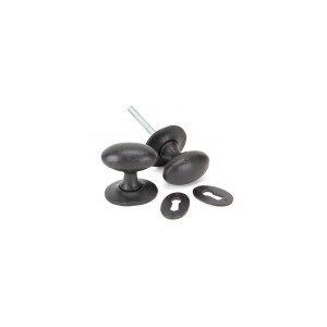 From The Anvil - External Beeswax Oval Mortice/Rim Door Knob Set 92065