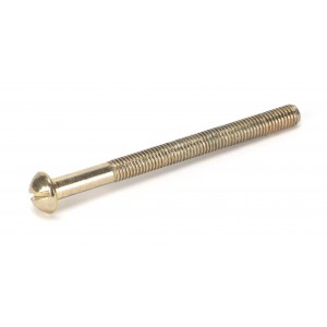 From The Anvil - Polished Brass SS M5 x 64mm Male Bolt (1) 92136