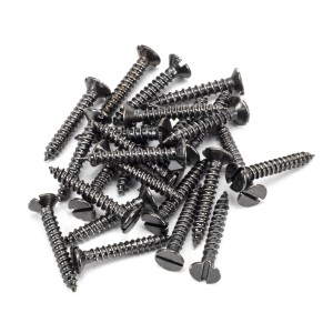 From The Anvil - Dark Stainless Steel 4 x 3/4" Countersunk Screws (25) 92936