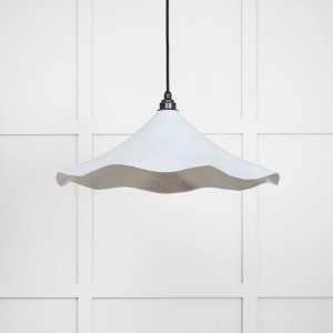 From The Anvil - Smooth Nickel Flora Pendant in Birch 49730SBI