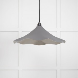 From The Anvil - Smooth Nickel Flora Pendant in Bluff 49730SBL