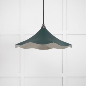 From The Anvil - Smooth Nickel Flora Pendant in Dingle 49730SDI