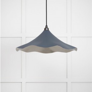 From The Anvil - Smooth Nickel Flora Pendant in Slate 49730SSL