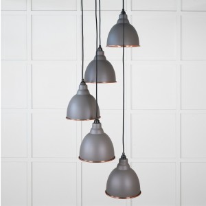 From The Anvil - Smooth Copper Brindley Cluster Pendant in Bluff 49736SBL