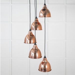From The Anvil - Hammered Copper Brindley Cluster Pendant 49739