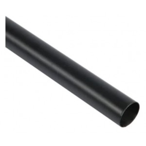 Rothley 25mm Matt Black Coated Steel Spindle 2.438m (L) 25mm (D)