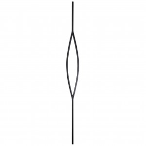 Pear Black Tear Drop Frame Spindle 1117mm Square