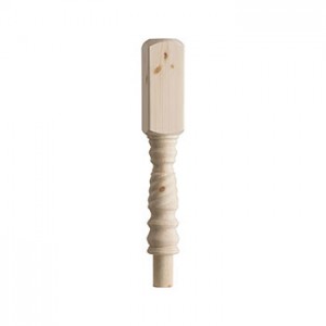 CHESHIRE MOULDINGS 615MM BENCHMARK PINE BARLEY TWIST NEWEL TURNING [BT202P] 