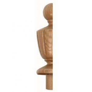 Staircase Half Newel Cap - Fluted Grecian Cap - Fernhill Range 60 x 120mm