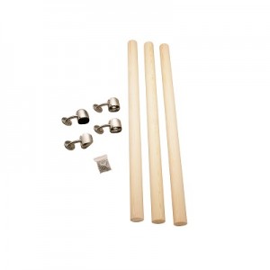 Cheshire Mouldings Rail in a Box - Pine/Brushed Nickel [RBOPN]
