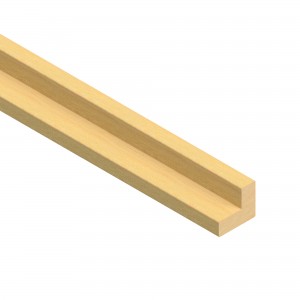 Cheshire Mouldings Pine Louvre Deck L Rail - 1800x68x58mm [DCML]