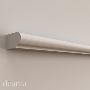 Deanta White Primed Bullnose Moulding 2400 x 45 x 25mm (2 Pack) [WPPGBN]