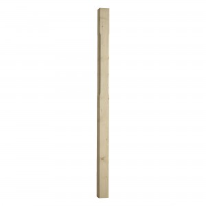 Cheshire Mouldings Pine Core Deck Stop Chamfered Newel Post- 82x82x1500mm [DEP15STCH]