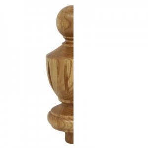 Half Staircase Newel Cap - Half Fluted Grecian Cap