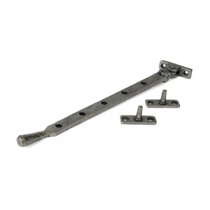 From The Anvil - Pewter 12" Hammered Newbury Stay 46483