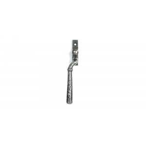 From The Anvil - Pewter Hammered Newbury Espagnolette Fastener - Left Hand - 46494