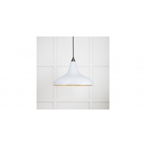 From The Anvil - Smooth Brass Frankley Pendant in Birch 49722SBI